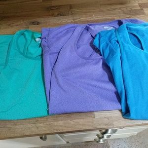 3 small workout tanks